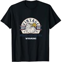 Wyoming Antelope Valley Crestview WY Vintage Premium State Tshirt Black