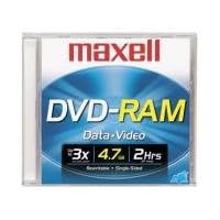 Maxell 5PK DVD-RAM 4.7 W/JC (636071)