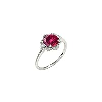 1.5 CT Art Deco Ruby Engagement Ring 18k Gold Ruby Wedding Ring Antique Floral Leaf Style Ruby Bridal Ring Vintage Ruby Engagement Ring For Women