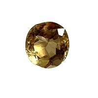 A++ Quality Natural Handmade Citrine Gemstone/Round Shape Gem / 8.65 carats / 13 mm x 13 mm/Loose Gemstone Pendant/Stone Collaction