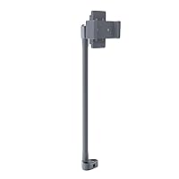 Glamcor Media Mount with Universal Phone Clip Accessory - Add-on for Elite X, Revolution X, Skill & Capture Light Kits (Grey)