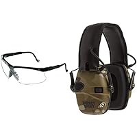 Howard Leight Impact Sport Electronic Shooting Earmuff with Sharp-Shooter Shooting Glasses