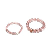 Blossom Strawberry Crystal bracelet for peach Blossom (5-10) 财富旺开光草莓晶手链女招桃花旺姻缘转运