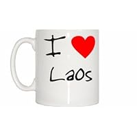 I Love Heart Laos Mug