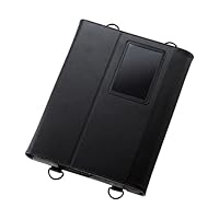 Elecom dynabook K50 K60 Soft Leather Case Folio with Shoulder Belt Keyboard Compatible Black TB-DYK50PLFBK