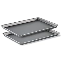 Calphalon Classic Bakeware Special Value 12-by-17-Inch Rectangular Nonstick Jelly Roll Pans, Set of 2