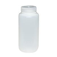 Nalgene HDPE Wide Mouth Packaging Bottle, 32oz/1000ml (case of 50)