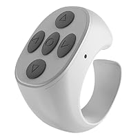 Wireless Bluetooth Remote Controller Button Self-Timer Camera Stick Shutter Release Phone Page Turning Controller - (Color: White)