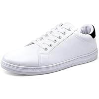 Jousen Men's Fashion Sneakers White Shoes for Men Casual Breathable Shoes