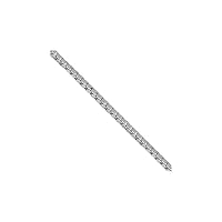 JewelryWeb 10k White Gold .5mm Box Chain Necklace - Length Options: 14 16 18 20 22 24