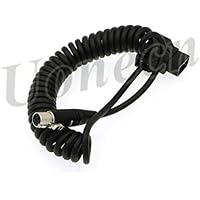 ARRI RED Camera Monitor Power Cable Mini XLR 4 Female to D-tap Spring Cable for TV Logic VFM-058W/ TV Logic VFM-056W