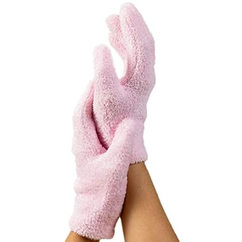 NatraCure Gel Moisturizing Gloves - Pink (Lavender Scent) â€“ (For Anti-Aging and Relief from Eczema and Dry, Rough, and Cracked Hands)