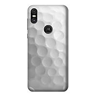 R2960 White Golf Ball Case Cover for Motorola One (Moto P30 Play)
