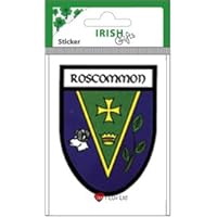 County Crests Roscommon Shield Sticker