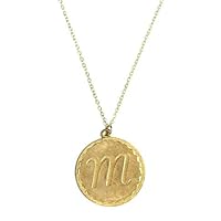 Moon And Lola-Dalton Charm (On Apex Chain) Necklace Gold-R Shape