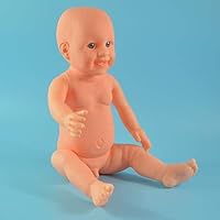 Baby Care Model, Realistic Baby Model Lifelike Silicone Vinyl Naked Boys/Girls Newborn Baby Dolls for Kids Toys/Nursing Practice/Teaching/Photography - Gender Selectable,Male