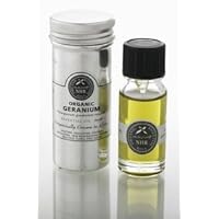 Organic Geranium Essential Oil - Bourbon (Pelargonium graveolens roseum) (10 litres (£316.00/litre)) by NHR Organic Oils