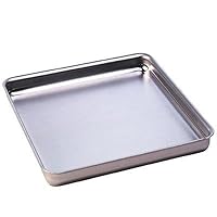 SQ1010 Square Deep Dish Pan, Aluminum, 1