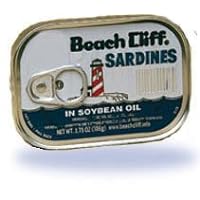 Beach Cliff Sardines in Soybean Oil 3.75oz 8pack