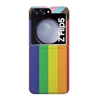 RW3846 Pride Flag LGBT PU Leather Flip Case Cover for Samsung Galaxy Z Flip 5