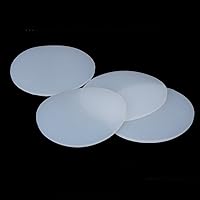 1/2/5pcs Nature White Solid Round Silicone VMQ Rubber Sheet Seal Gaskets Pad Dia 10-70mm Thick 0.5-8mm (Color : 70mm (1Pc)_3mm)