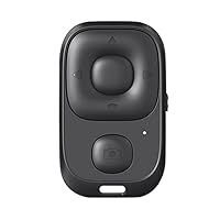 1PC Rechargeable Wireless Bluetooth Controller Self-Timer Remote Control For Phone Selfie - (Color: Black)