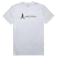 Rapid Dominance RS2-SF2-WHT-04 US Space Force2 Relaxed Graphic T-Shirt, White - Extra Large