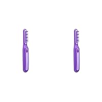 Remington Tame the Mane Thick and Curly Hair Detangling Brush for Kids and Adults, Wet or Dry Detangling, Brush Cover Included, Cordless; Battery Operated, Purple. (Batteries Included) (Pack of 2)