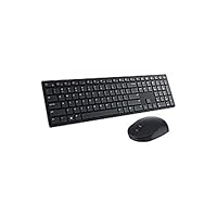 Dell Pro Keyboard & Mouse - USB Wireless - Black - USB Wireless Mouse - Black (Renewed)