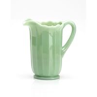 Mosser Glass Panel Pitcher in Jadeite - 40 Ounce