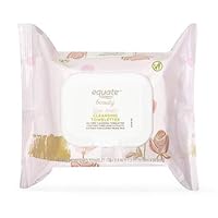 Rose Water Cleansing Towelettes, 40 Pre-moistened Wipes (Pack of 2)