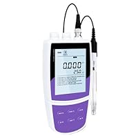 Portable Sodium Ion Meters Na Ion Concentration Meter Counter for Testing Sodium Ion with Range 0.002 to 69000 ppm Accuracy ±0.5% F.S. Automatic Temperature Compensation Function