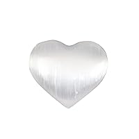 Selenite Heart Decorative Crystal