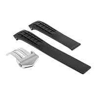 Ewatchparts 22MM RUBBER WATCH STRAP BAND BRACELET COMPATIBLE WITH TAG HEUER CARRERA MONACO + CLASP BLACK