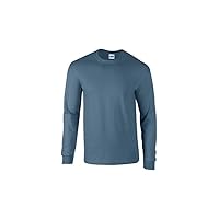 Gildan Long Sleeve, (G540) Tshirt, Indigoblue, X-Large