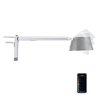 BLACK+DECKER Verve Designer Smart Clamp Light, Works with Alexa, Fits Cubicles & Headboards, Auto-Circadian Mode, True White LED + Color Ambiance, Certified for Humans