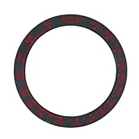 Ewatchparts CERAMIC BEZEL COMPATIBLE WITH ROLEX DAYTONA ENGRAVED 16500 16520 116500 116520 BLACK/RED