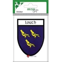 County Crests Louth Shield Sticker