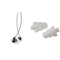 Shure SE112 PRO Wired Earbuds + Shure EATFL1-6 Triple Flange Sleeves Earphones Bundle