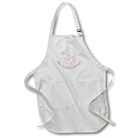 3dRose Mary Aikeen-Funny Image and Text - Image of Milk Tea with Text - Aprons (apr-377698)
