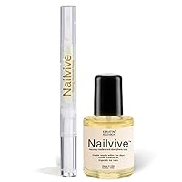 NAILVIVE Nail Serum Powerful Magic-like Silk Proteins Proven Natural Formula Strengthening Hardening nails Instantly Prevents Splits Chips Peels Cracks on Your Nails