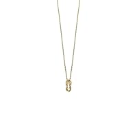 14k Yellow Gold Polished Italian Cable Necklace With Lobster Clasp 18 Inch Jewelry Gifts for Women