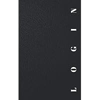 LOGIN: Password Book, Password Book with Alphabet Tabs, Password Log Book and Internet Password Organizer, 5x8 Internet Password Logbook,Alphabetical Password Book, password book small
