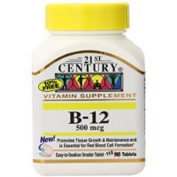 21st Century B-12 5000 Mcg Sublingual Tablets, 110-Count (Pack of 2)