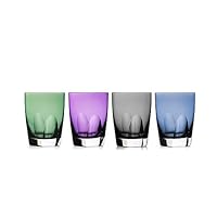 Waterford W Tumbler Set of 4 Mixed Colors