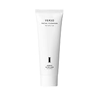 Verso Skincare | Facial Cleanser for Daily Use | Gentle Face Cleanser with Vitamin E & Shea Butter for Youthful Skin | Face Care Made Easy (4 fl oz)