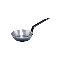 Winco , 8-5/8-Inch French Style Fry Pan, Carbon Steel Frying Pan with Extra Long Solid Metal Handle