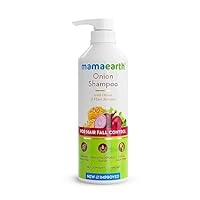 Mama.earth Onion Shampoo for Hair Fall Control & Hair Growth with Onion & Plant Keratin - 650 ml