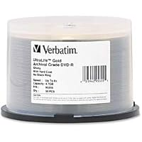 2K44546 - Verbatim UltraLife 95355 DVD Recordable Media - DVD-R - 8x - 4.70 GB - 50 Pack Spindle
