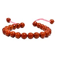 Natural AAA + Red Jasper Round Smooth Beads 8 mm Adjustable Bracelet TB-12 For Girls,Man,Woman,Friend,Gift,Boys,FriendshipBand